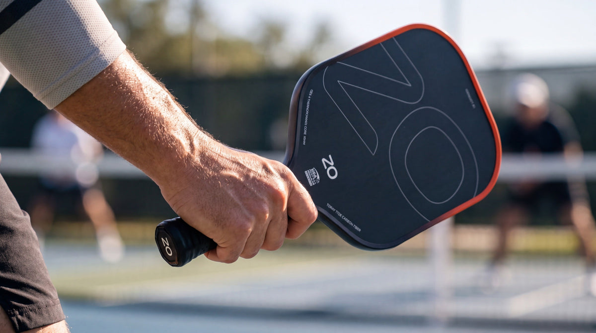 Approved CONCEPT-01-ZO paddle on court